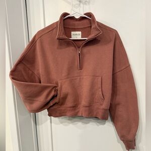 Quarter zip A&F comfort sweater